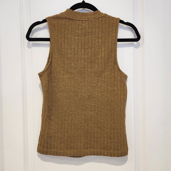 2 FOR $15! Dynamite Ribbed Mock Neck Tank | Sz S - Picture 2 of 8